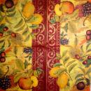 052 Lemons,  Oranges - 3 ply (red) - Stewo